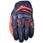 Gants Moto Five RS1 Black Fluo Red