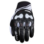 Gants Moto Five RS2 Evo 2 Black White Fluo Red