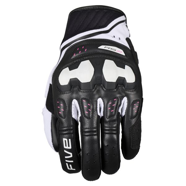 Gants Moto Five RS2 Evo 2 Woman Black White Pink