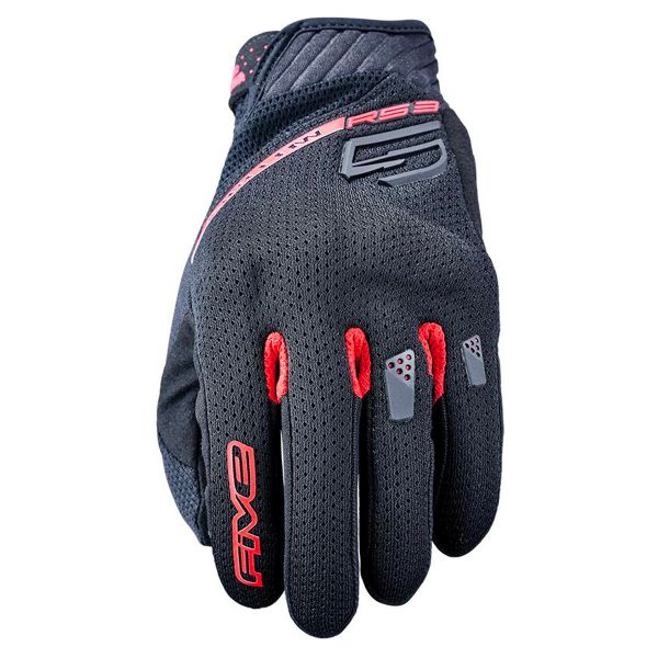 Gants Moto Five RS3 Evo Airflow Black Red