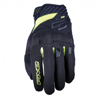 Gants Moto Five RS3 Evo Black Fluo Yellow Gants Moto Five RS3 Evo Black Fluo Yellow