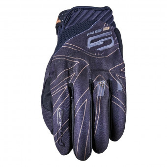 Gants Moto Five RS3 Evo Union Jack Black Gold Gants Moto Five RS3 Evo Union Jack Black Gold
