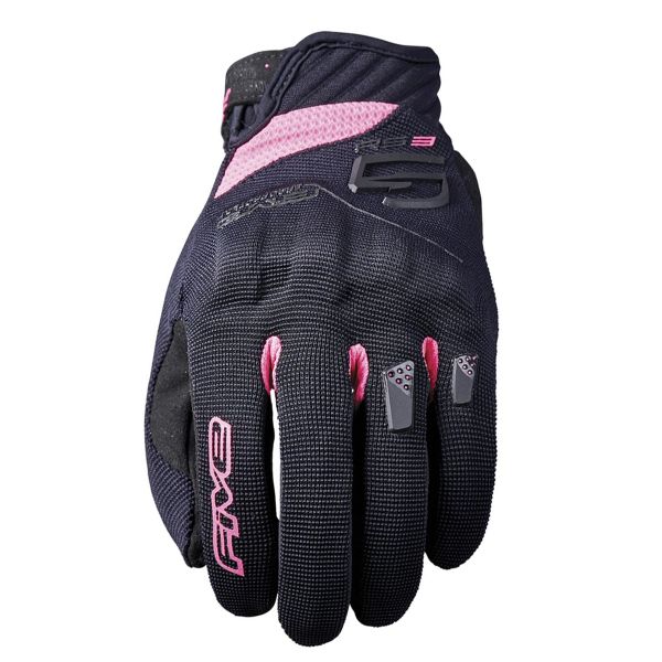 Gants Moto Five RS3 Evo Woman Black Fluo Pink