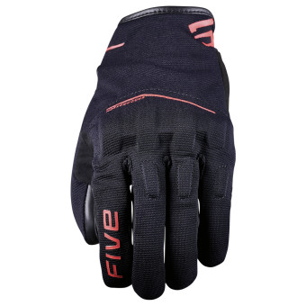 Gants Moto Five RS4 Evo Black Fluo Red Gants Moto Five RS4 Evo Black Fluo Red