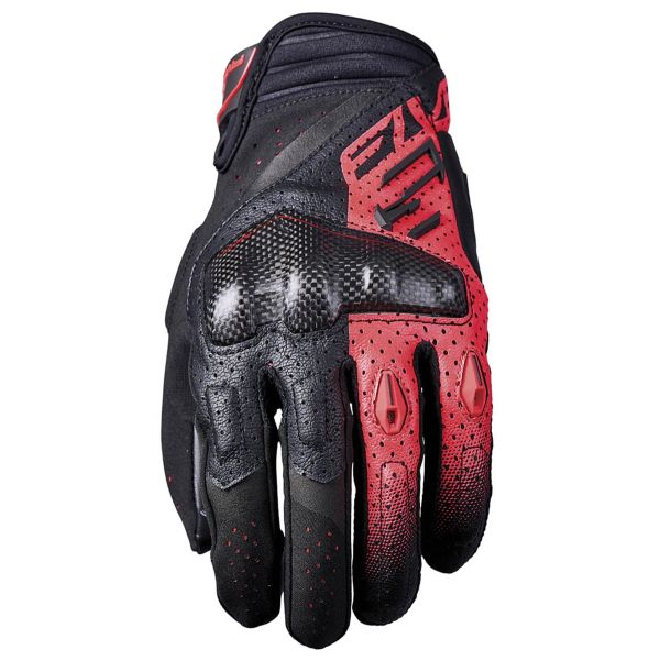 Gants Moto Five RSC Evo Black Fluo Red