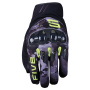 Gants Moto Five RSX Camo Black Fluo Yellow