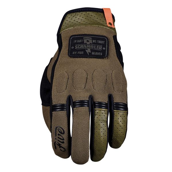Gants Moto Five Scrambler Khaki Black Gants Moto Five Scrambler Khaki Black