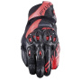 Gants Moto Five Sf1 Evo Black fluo Red