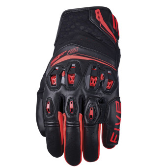 Gants Moto Five SF2 Evo Black Fluo Red
