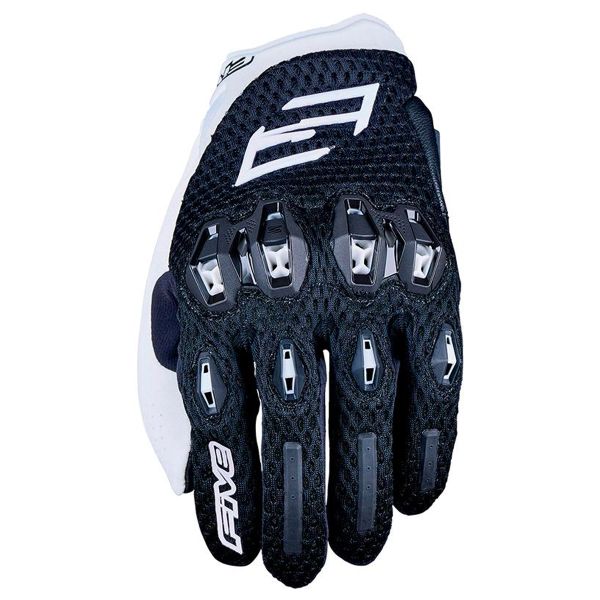 Gants Moto Five Stunt Evo 2 Airflow Black White