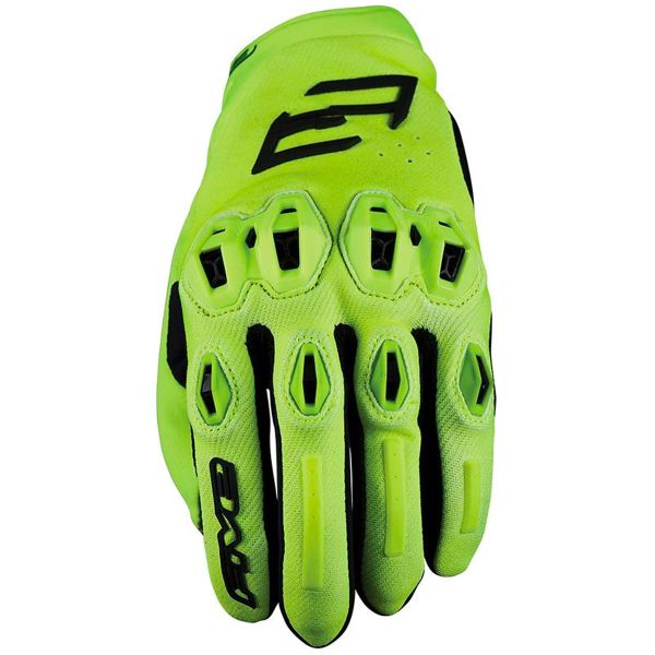 Gants Moto Five Stunt Evo 2 Fluo Yellow Gants Moto Five Stunt Evo 2 Fluo Yellow