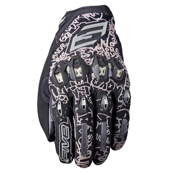 Gants Moto Five Stunt Evo 2 Graffiti Glow Gants Moto Five Stunt Evo 2 Graffiti Glow