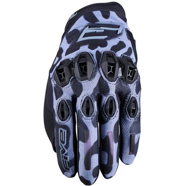 Gants Moto Five Stunt Evo 2 Woman Leopard Grey Gants Moto Five Stunt Evo 2 Woman Leopard Grey