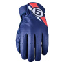 Gants Moto Five Texas Evo Blue Fluo Red