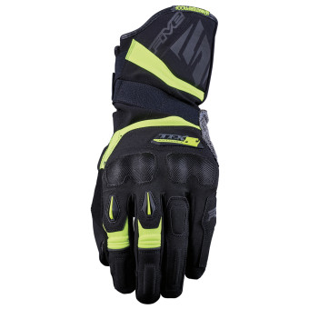 Gants Moto Five TFX2 WP Black Fluo Yellow Gants Moto Five TFX2 WP Black Fluo Yellow
