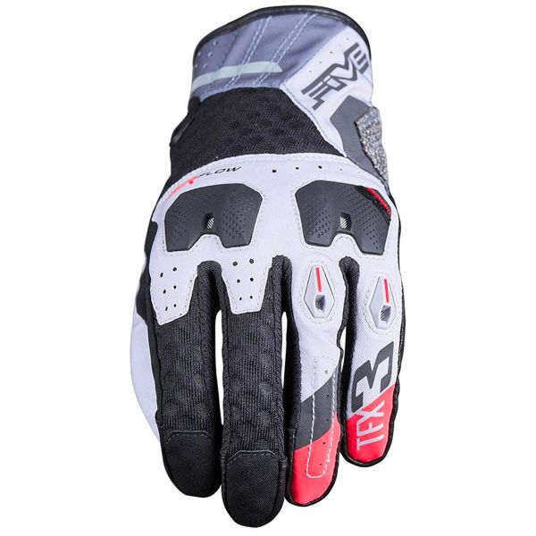 Gants Moto Five TFX3 Airflow Grey Red Gants Moto Five TFX3 Airflow Grey Red
