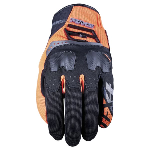 Gants Moto Five TFX4 Black Fluo Orange