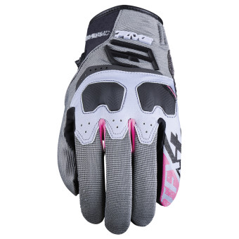 Gants Moto Five TFX4 WP Woman Grey Pink