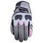 Gants Moto Five TFX4 WP Woman Grey Pink