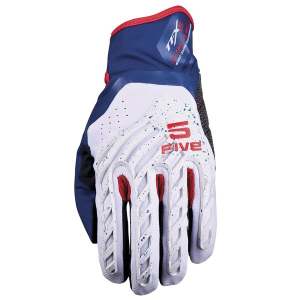 Gants Moto Five TFX5 Grey blue red