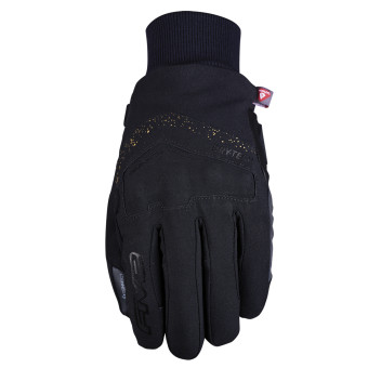 Gants Moto Five WFX District WP Woman Black Gold