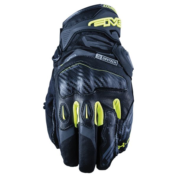 Gants Moto Five X-Rider WP Black Fluo Yellow