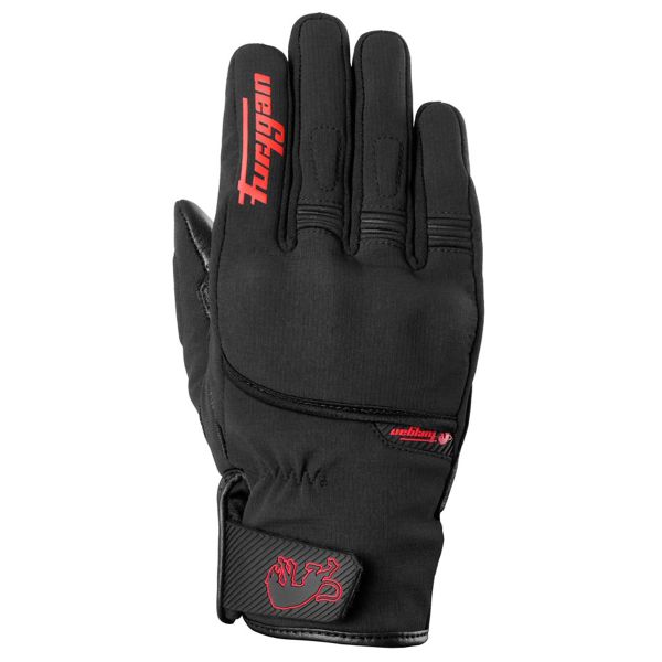 Gants Moto Furygan Jet All Seasons D3O Evo Black Red