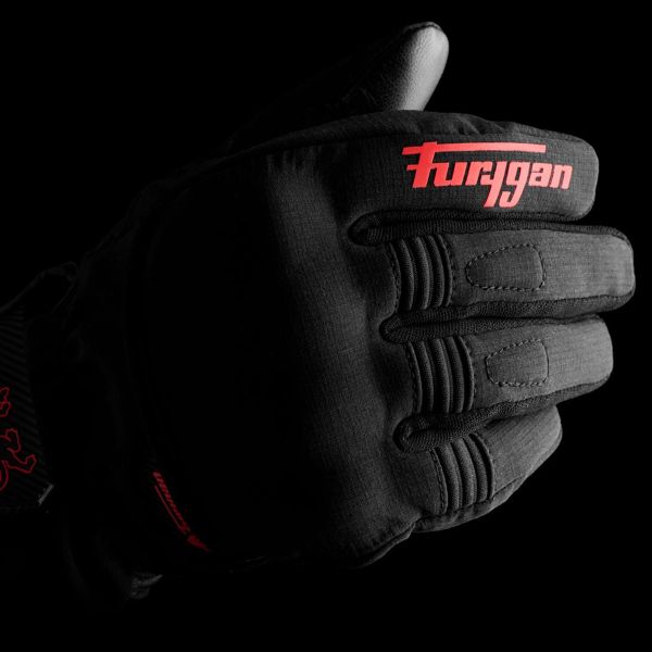 Furygan Jet All Seasons D3O Evo Black Red