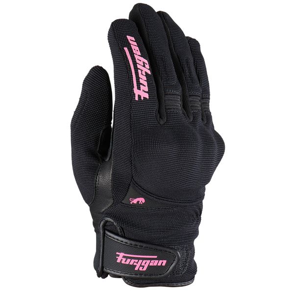 Gants Moto Furygan Jet Lady All Season D3O Black Pink