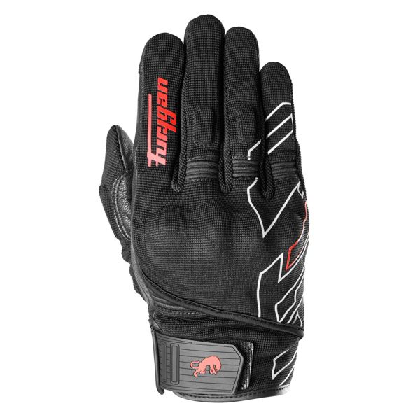 Gants Moto Furygan Jet Neon D3O Black Red Gants Moto Furygan Jet Neon D3O Black Red