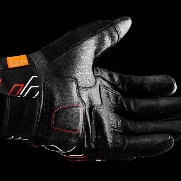 Furygan Jet Neon D3O Black Red