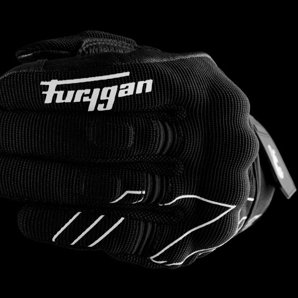 Furygan Jet Neon D3O Black White