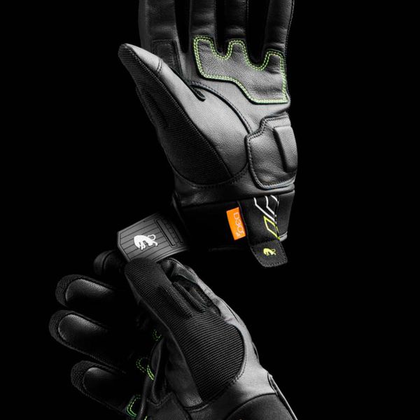 Furygan Jet Neon D3O Black Yellow