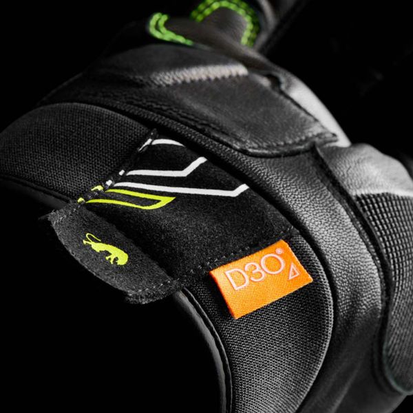 Furygan Jet Neon D3O Black Yellow