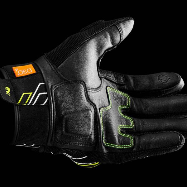 Furygan Jet Neon D3O Black Yellow