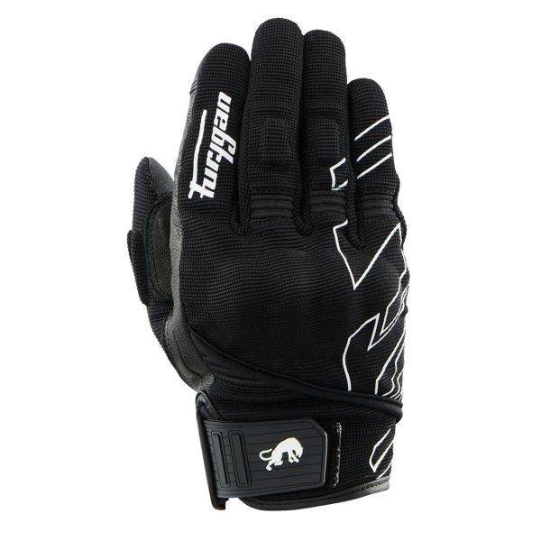 Gants Moto Furygan Jet Neon D3O Lady Black White