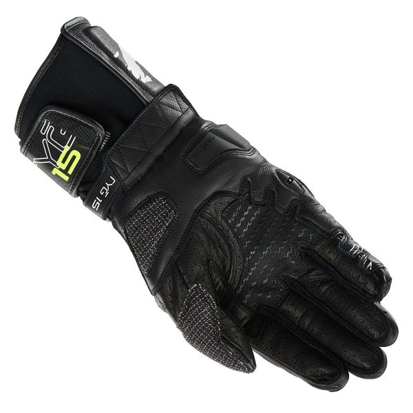 Furygan Styg 15 Vented Black White Yellow Stab