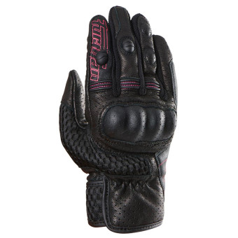 Gants Moto Furygan TD Air Lady Black White Pink