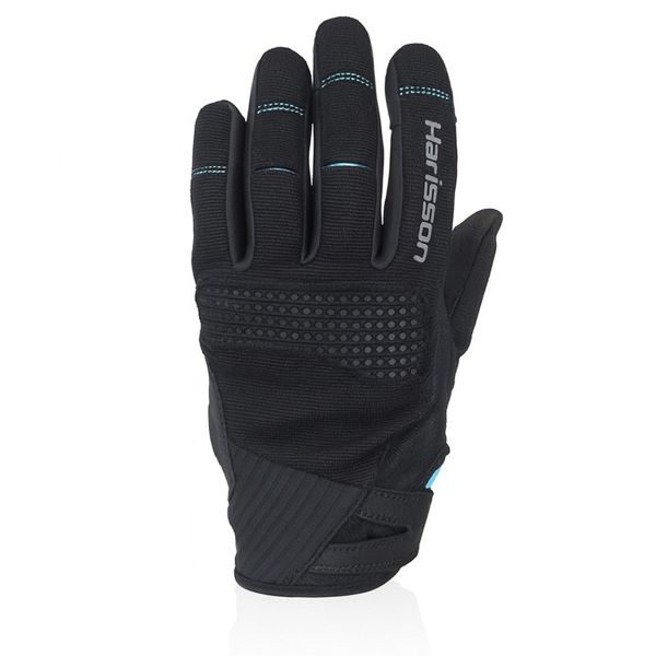 Gants Moto HARISSON Rio Lady Black Turquoise