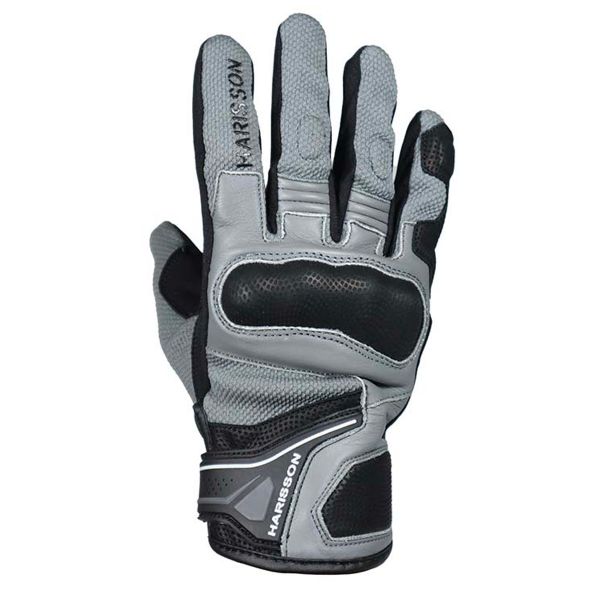 Gants Moto HARISSON Week-End Black Grey