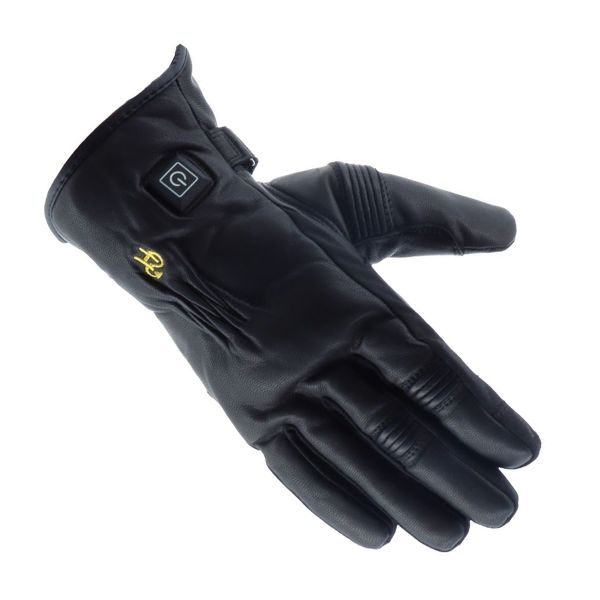 Gants Moto Helstons Benson Evo Chauffants Cuir Noir
