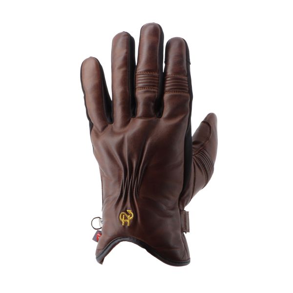 Gants Moto Helstons Benson Evo Winter Cuir Marron
