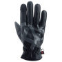 Gants Moto Helstons Blues Winter Leather Grey Black