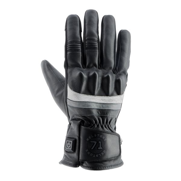 Gants Moto Helstons Bora Chauffant Black Grey White Gants Moto Helstons Bora Chauffant Black Grey White