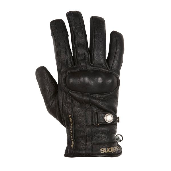 Gants Moto Helstons Burton Black Black