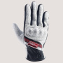 Gants Moto Helstons Cars Summer Leather Noir Blanc Rouge