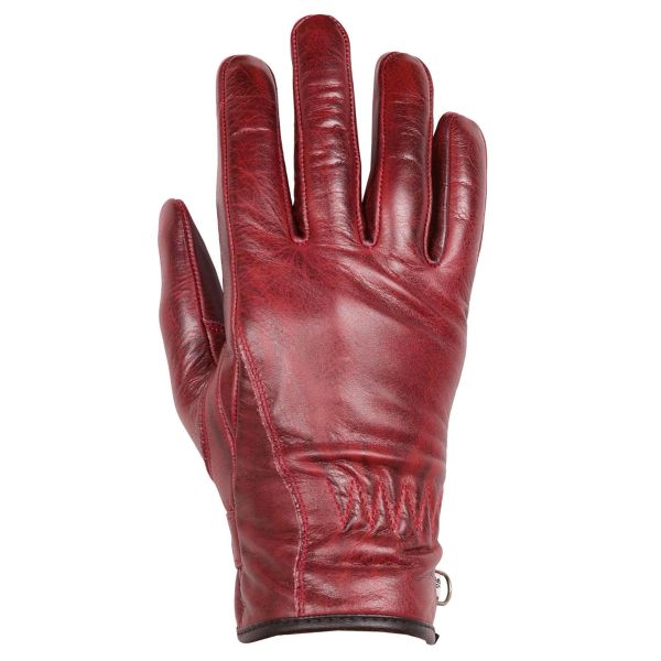 Gants Moto Helstons Crissy Burgundy Gants Moto Helstons Crissy Burgundy