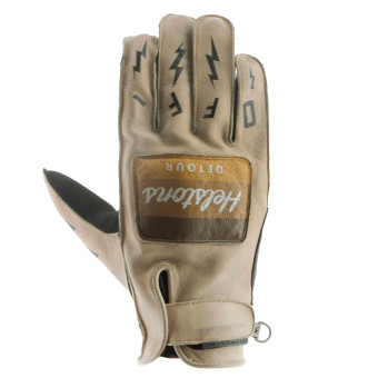Gants Moto Helstons Detour Summer Beige Black Gants Moto Helstons Detour Summer Beige Black