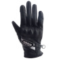 Gants Moto Helstons DS Lady Summer Leather Noir Blanc