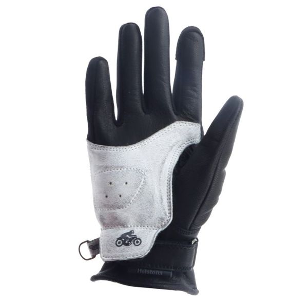Helstons DS Lady Summer Leather Noir Blanc